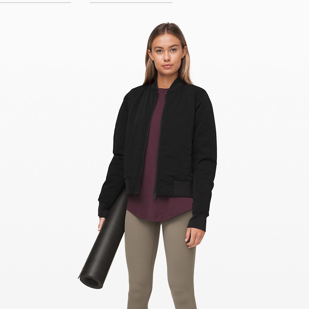 Lululemon Non Stop Reversible Bomber size 8